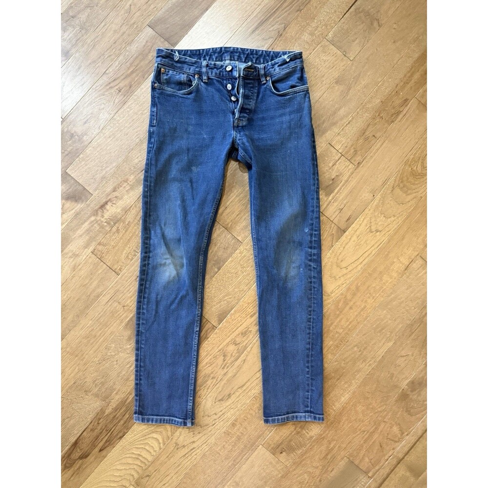 Buck Mason Double Dipped Denim Maverick Jean Size 31x34 14 Oz